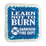 Imprinted Blue Hot/Cold Gel Pack - Learn Not To Burn