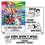 Imprinted Cali Fire Pup Coloring Book - 2022 Theme