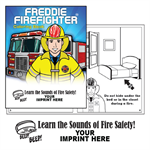 Imprinted Freddie Firefighter Coloring Book - 2021 Theme