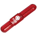 Imprinted Red Adjustable Measuring Spoon - Maltese Cross