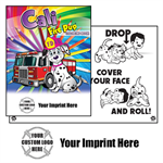 Imprinted Cali Fire Pup Coloring Book - Custom Logo