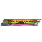 Imprinted Sparkle Heat Changing Pencil - 2021 Theme