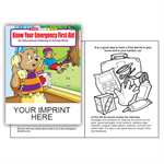 Imprinted Know Your Emergency First Aid - Coloring Book