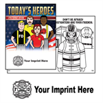 Imprinted Today's Heroes Coloring Book - Jr. FF Maltese