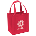 Imprinted Red Tote Bag - 2024 Theme logo