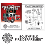 Imprinted Fire Safety Fun Book - 2024 Theme Logo