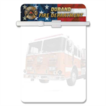 Custom Magnetic Dry Erase Fire Truck Memo Board