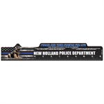 Custom Shaped 12^ Plastic Ruler - Police Dog