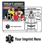 Imprinted Today's Heroes Coloring Book - Star of Life