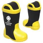 Imprinted Firefighter Boot Stress Reliever