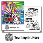 Imprinted Cali Fire Pup Coloring Book - Jr. FF Maltese