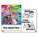 Imprinted Cali Fire Pup Coloring Book